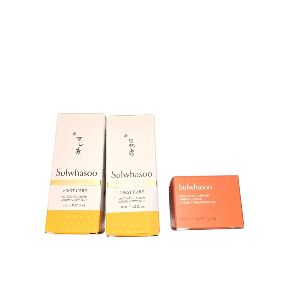 Sulwhasoo First‎ Care Activating Serum 8ml &  Firming Cream 5ml